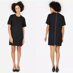 Donated Everlane Women's Black The Japanese Goweave Back Zip Dress SZ 10